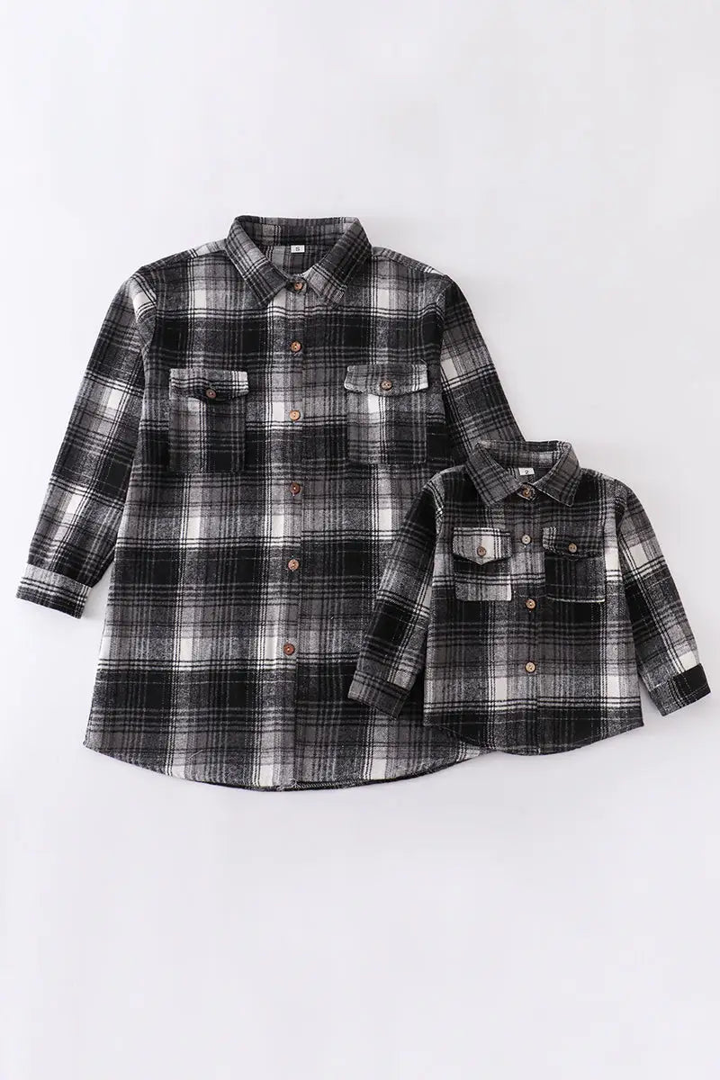 MOMMY & ME ADULT BUTTON DOWN SHIRT